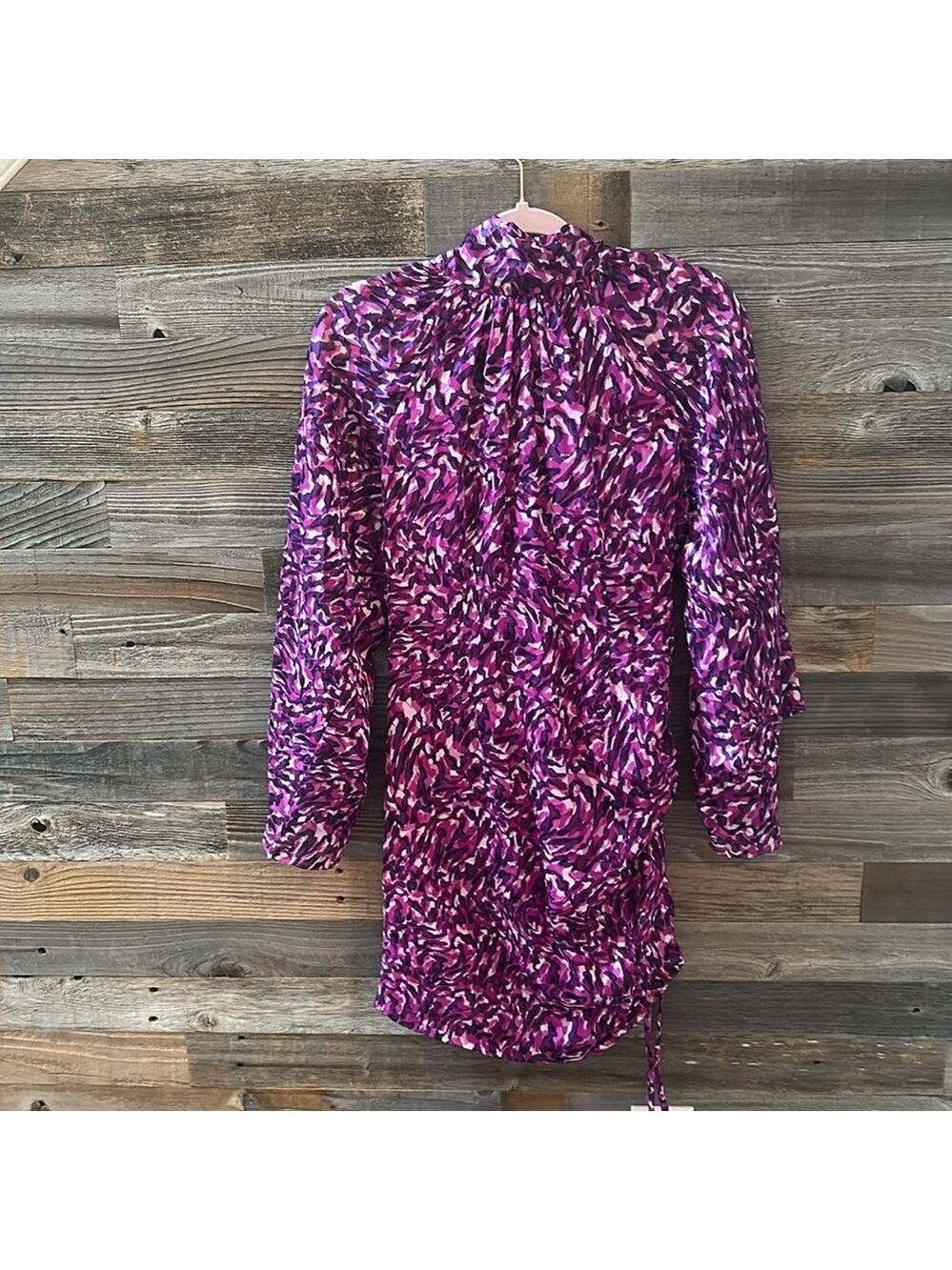 Ramy Brook Kamila Mini Dress Purple Print Size 4 NWT - Picture 2 of 13